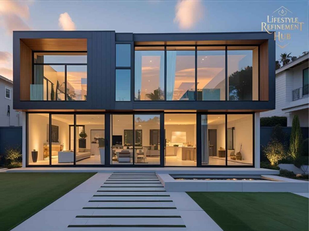 Modern Low-E windows upgrading energy efficiency in a Los Angeles residence