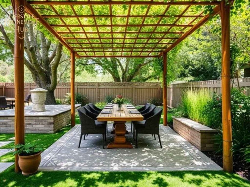 Pocket-Greenhaven Pergola Building Guide for Los Angeles 2 Compact bamboo Pocket-Greenhaven pergola in Echo Park, Los Angeles, perfect for shade and outdoor dining