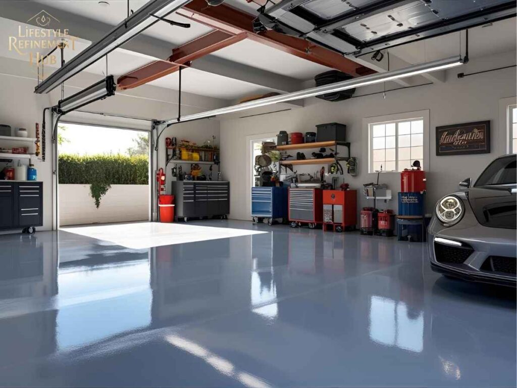 Garage Epoxy Floor Coating in Los Angeles: The Ultimate Local Guide 2 High-gloss, stain-resistant epoxy garage floor coating in Los Angeles