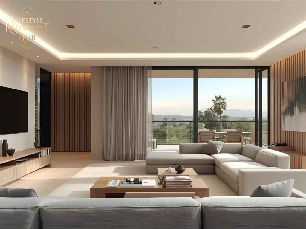 Los Angeles residence featuring advanced Poly High voice control smart-home automation